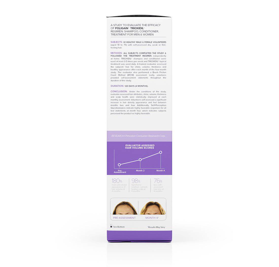 Foligain conditioner application anti-chute femme trioxidil 2% densité volume croissance capillaire traitement - novaparapharmacie