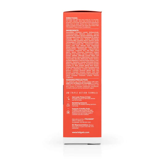 Foligain caractéristiques formule trioxidil 2% complexe végétal peptides capillaires vitamines B anti-chute - novaparapharmacie