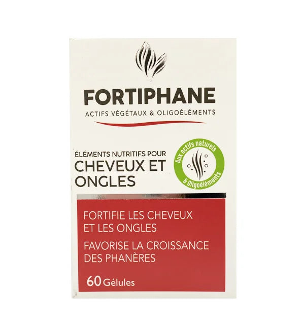 Fortiphane Cheveux Fragiles Et Ongles CassantsFORTIPHANE Cheveux Fragiles Ongles Cassants 60 Gélules complément beauté naturel - novaparapharmacie
 60 Gélules - Nova Parapharmacie
