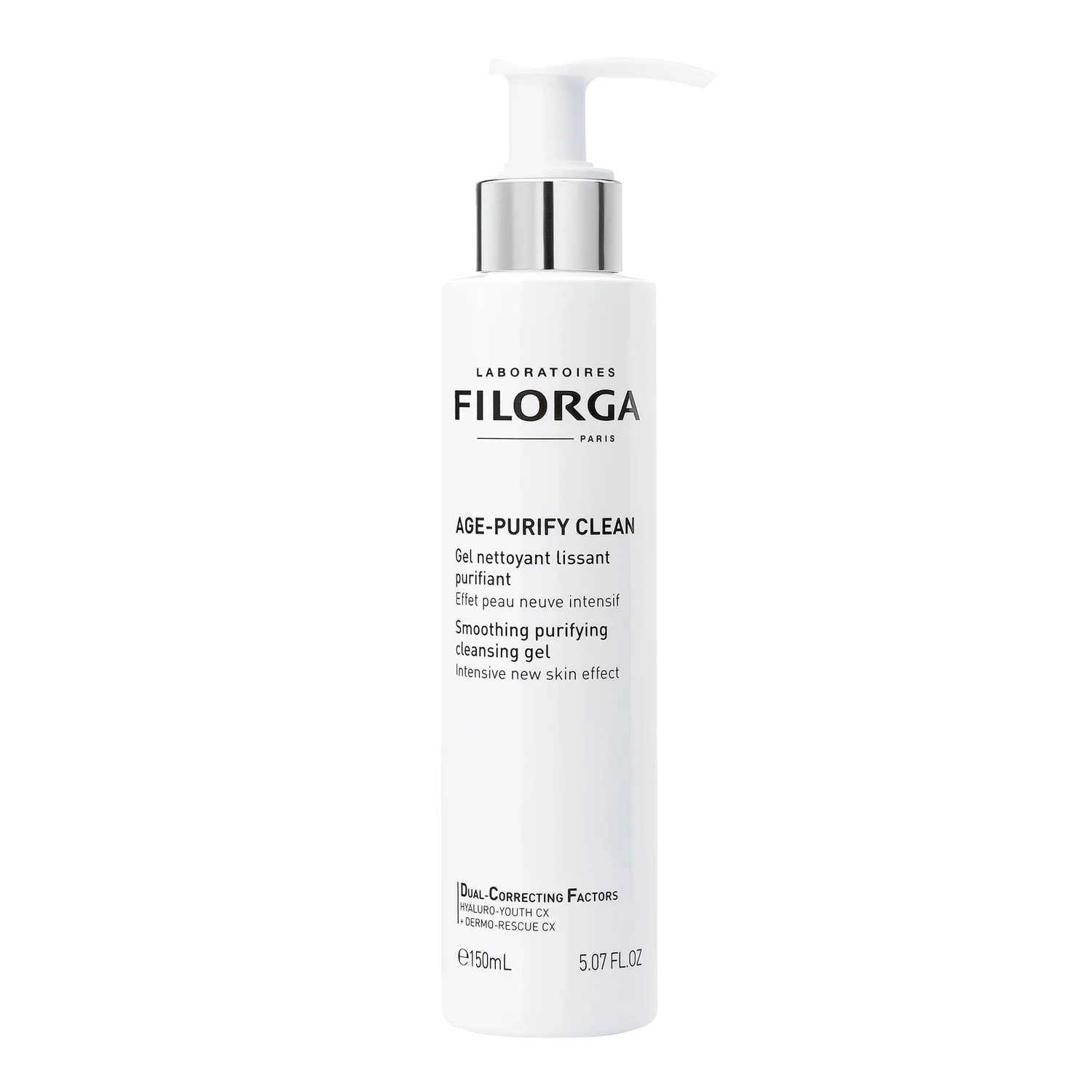 FILORGA Age-Purify Cleanser 150ml tube blanc gel nettoyant double action lissant purifiant anti-âge pores resserrés - novaparapharmacie