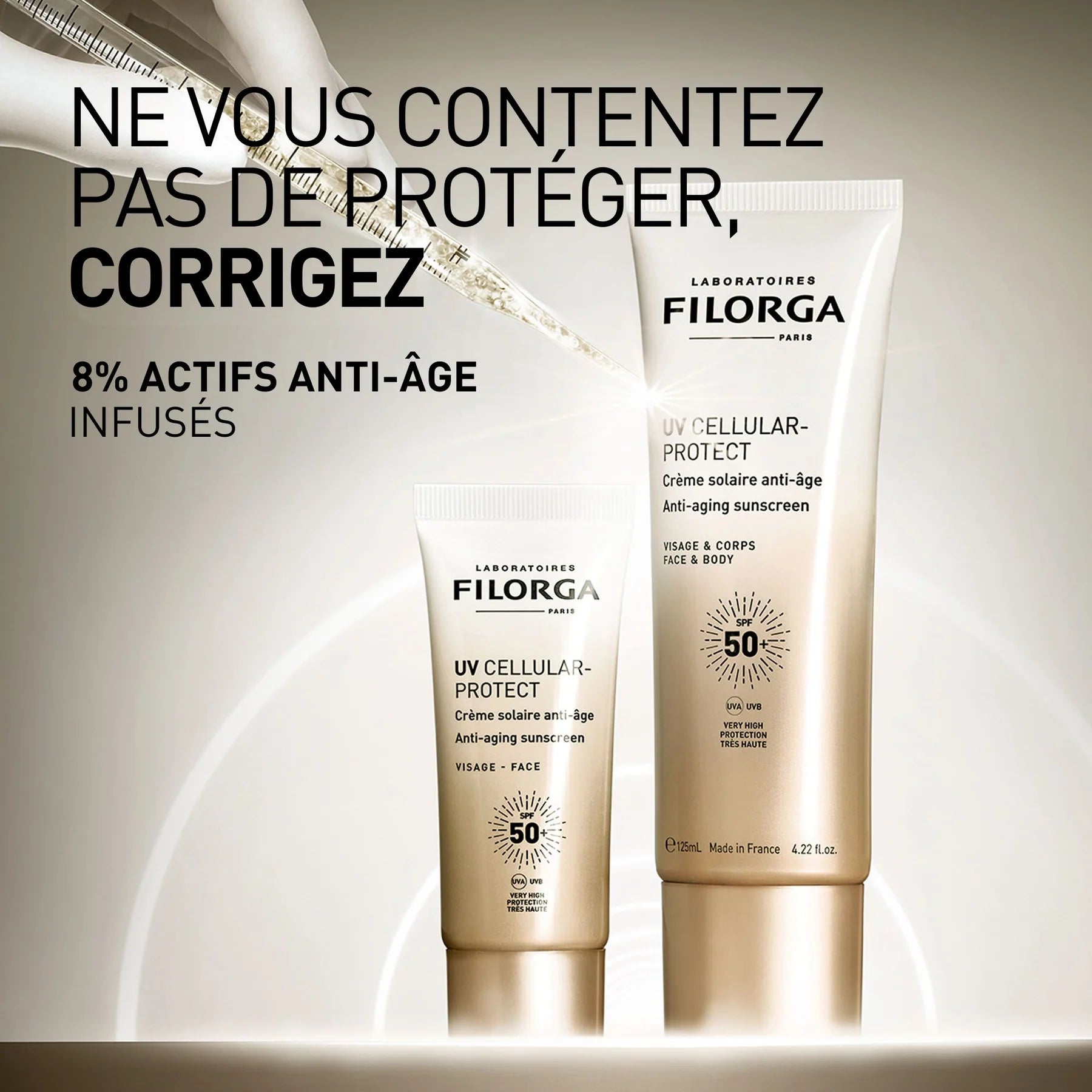 FILORGA UV CELLULAR-PROTECT CORPS 125 ML | Nova Para