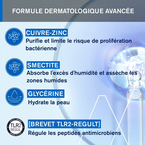 URIAGE 100ml Bariéderm Cica-Spray asséchant cuivre-zinc smectite absorption - novaparapharmacie

