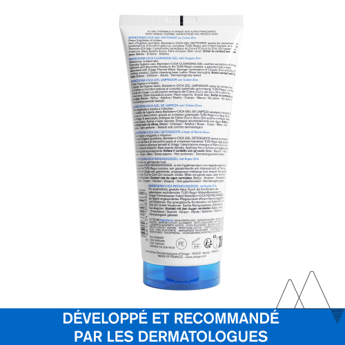 Gel URIAGE Bariéderm Cica Nettoyant 200ml cuivre-zinc peaux irritées doux - novaparapharmacie
