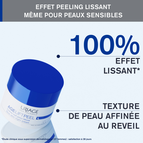 URIAGE Age Protect Crème Nuit Peeling Multi-Actions 50ml Anti-Âge AHA 🎁