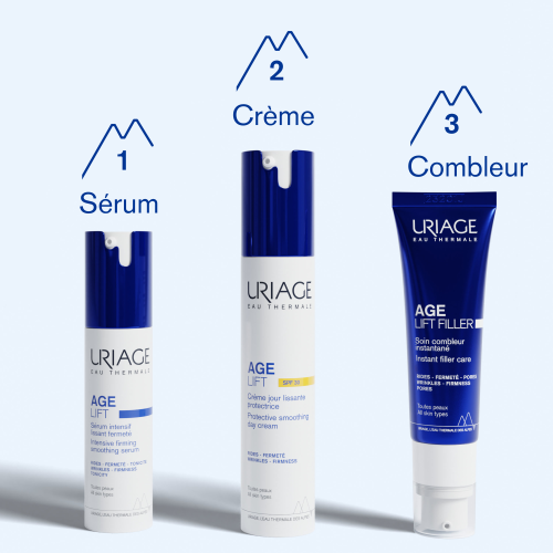  URIAGE Age Lift Filler Fluide Jour 40ml routine beauté matinale anti-âge protection quotidienne fermeté - novaparapharmacie