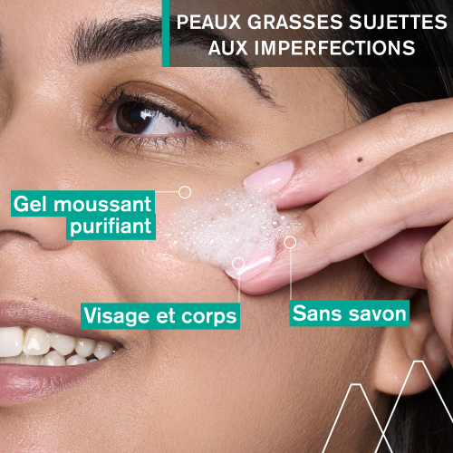 URIAGE HYSÉAC application huile démaquillante purifiante peaux mixtes grasses démaquillage nettoyage impuretés quotidien - novaparapharmacie