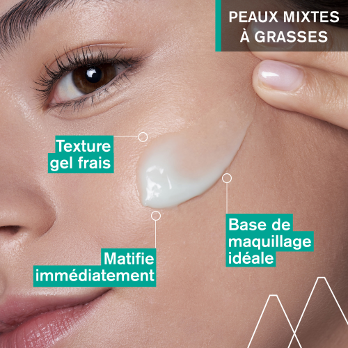 URIAGE HYSÉAC Mat bénéfices émulsion matifiante peaux mixtes grasses matifiant hydratant pores resserrés peau nette - novaparapharmacie