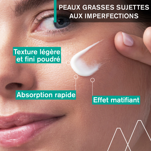  URIAGE HYSÉAC 3 Regul bénéfices soin global teinté SPF30 peaux acnéiques matifiant teinté protection unifiant - novaparapharmacie