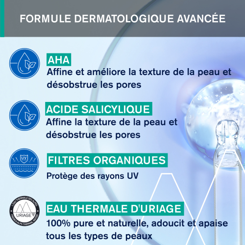 URIAGE HYSÉAC 3 Regul résultats soin global teinté SPF30 peaux acnéiques matifiant teinté protection peau nette - novaparapharmacie