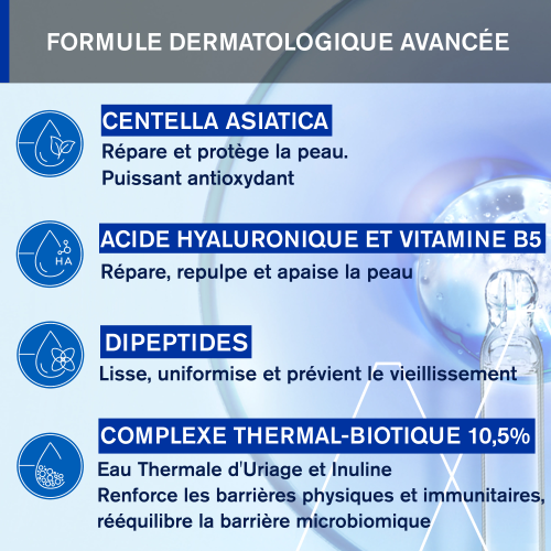URIAGE BARIÉDERM Stick 22g étui boîte emballage soin réparateur fissures crevasses zones abîmées - novaparapharmacie