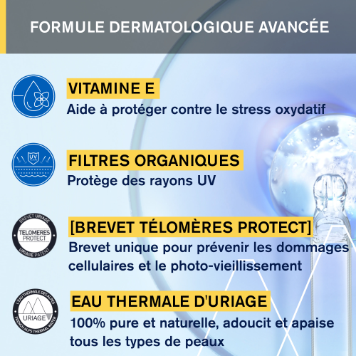 URIAGE BARIESUN Crème Teintée Claire SPF50+ 50ml routine beauté solaire quotidienne protection maquillage - novaparapharmacie