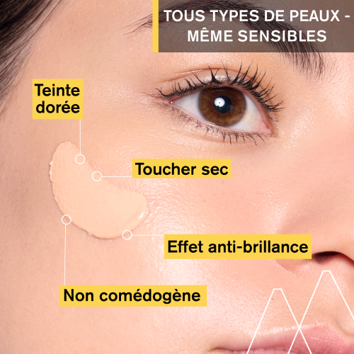 URIAGE BARIESUN Crème Teintée Dorée SPF50+ 50ml étui boîte emballage protection solaire teintée dorée - novaparapharmacie