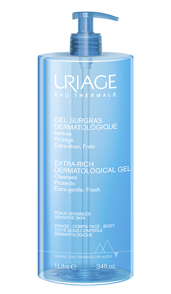 URIAGE Gel Surgras Liquide 500ml formule 30% Eau Thermale Uriage agents surgraissants hydratants - novaparapharmacie