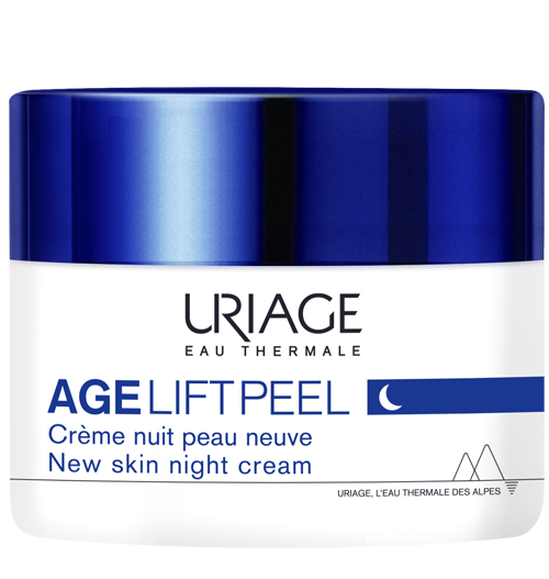 URIAGE Age Protect Crème Nuit Peeling 50ml AHA anti-âge rides taches éclat - novaparapharmacie
