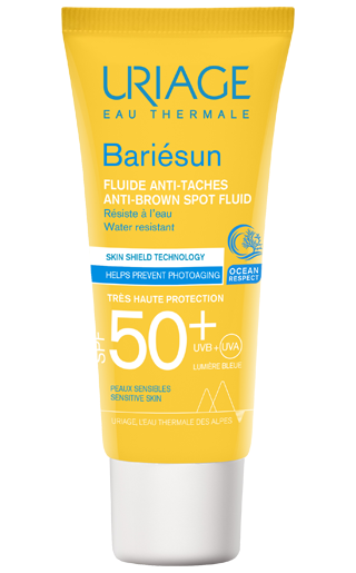  URIAGE Bariésun Fluide Anti-Taches SPF50+ 40ml protection solaire très haute anti-taches pigmentation - novaparapharmacie
