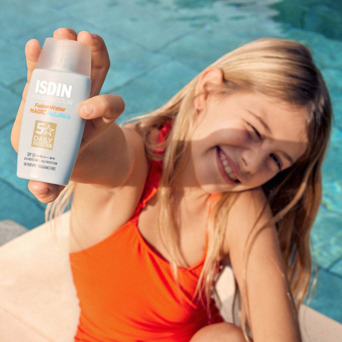 ISDIN Fotoprotector Fusion Water Pediatrics SPF50+ 50ml - Protection Solaire Enfants Aqua - Nova Parapharmacie