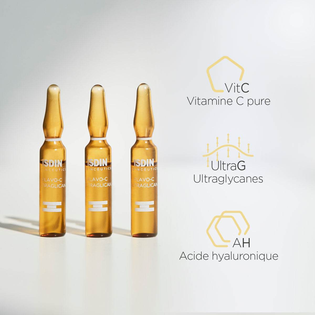 ISDIN Isdinceutics Flavo-C Ultraglican 30 Ampoules*2ml - Nova Parapharmacie