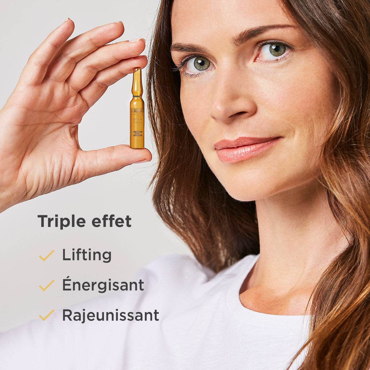 ISDIN Isdinceutics Instant Flash 5 Ampoules x 2ml - Effet Lifting Immédiat Anti-Rides - Nova Parapharmacie