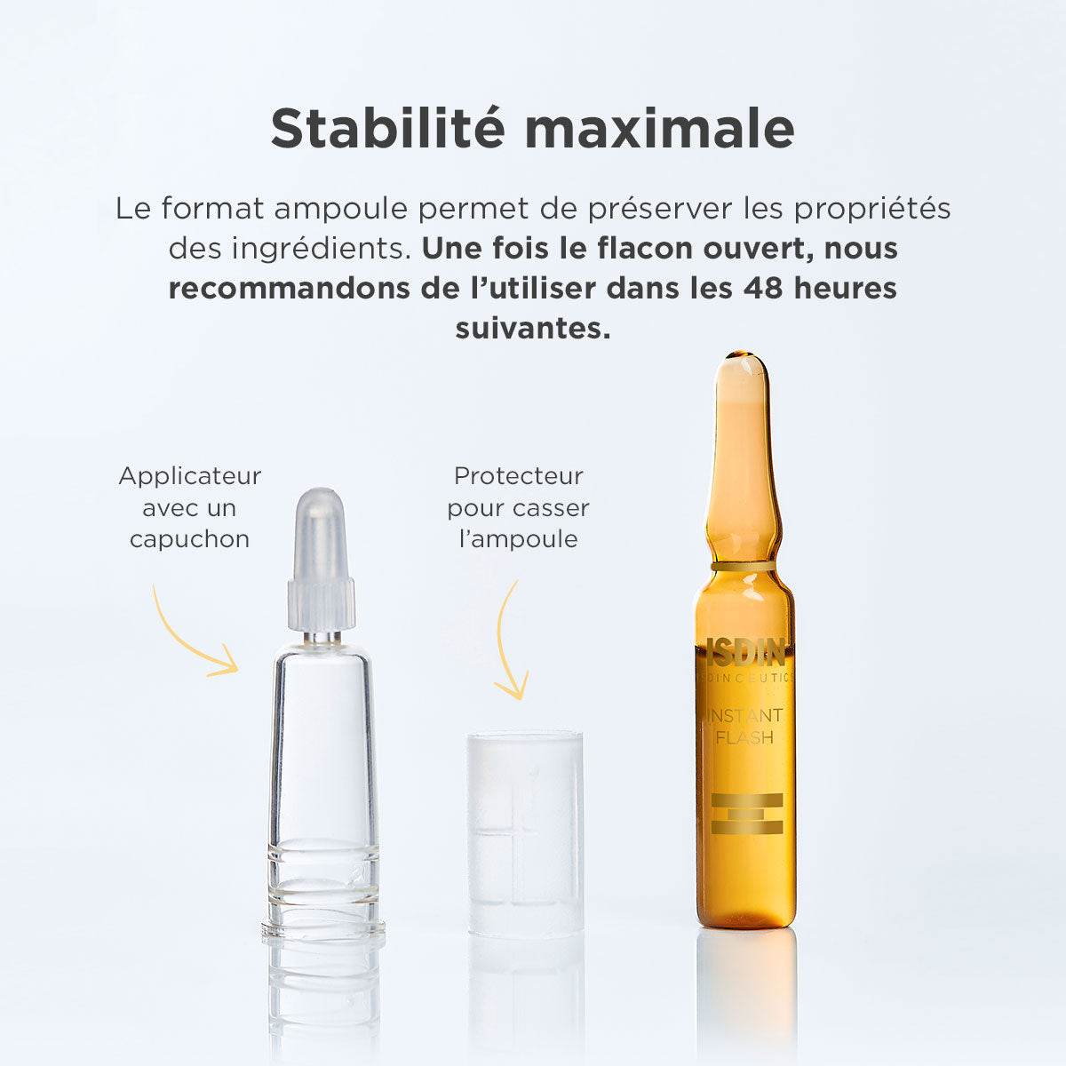ISDIN Isdinceutics Instant Flash 5 Ampoules x 2ml - Effet Lifting Immédiat Anti-Rides - Nova Parapharmacie