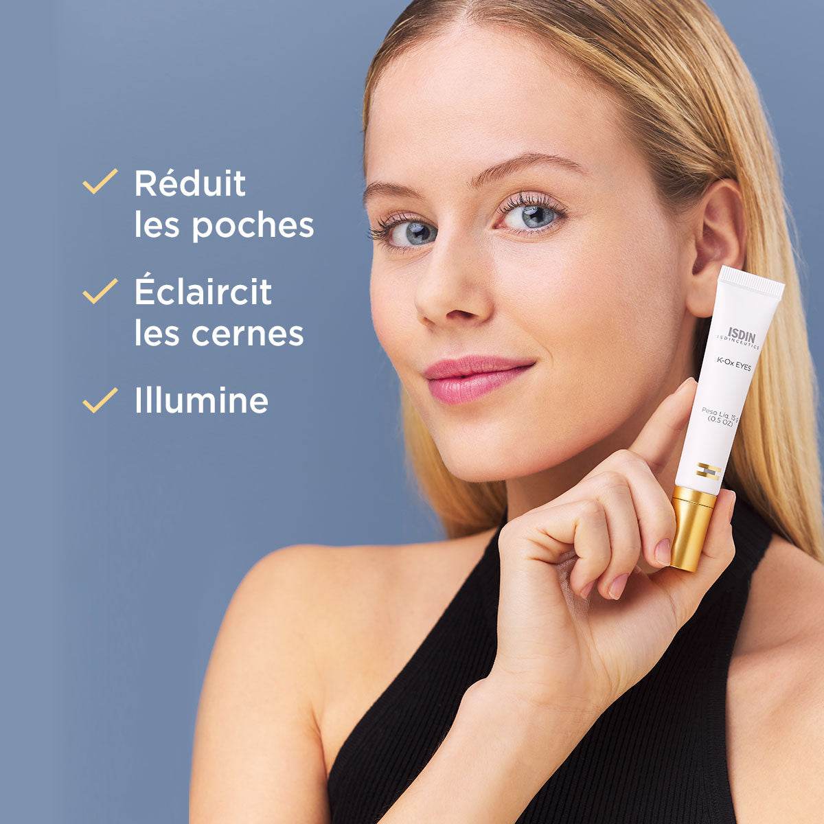 ISDIN Isdinceutics Yeux K-Ox 15g - Soin Contour Yeux Anti-Poches Anti-Cernes - Nova Parapharmacie