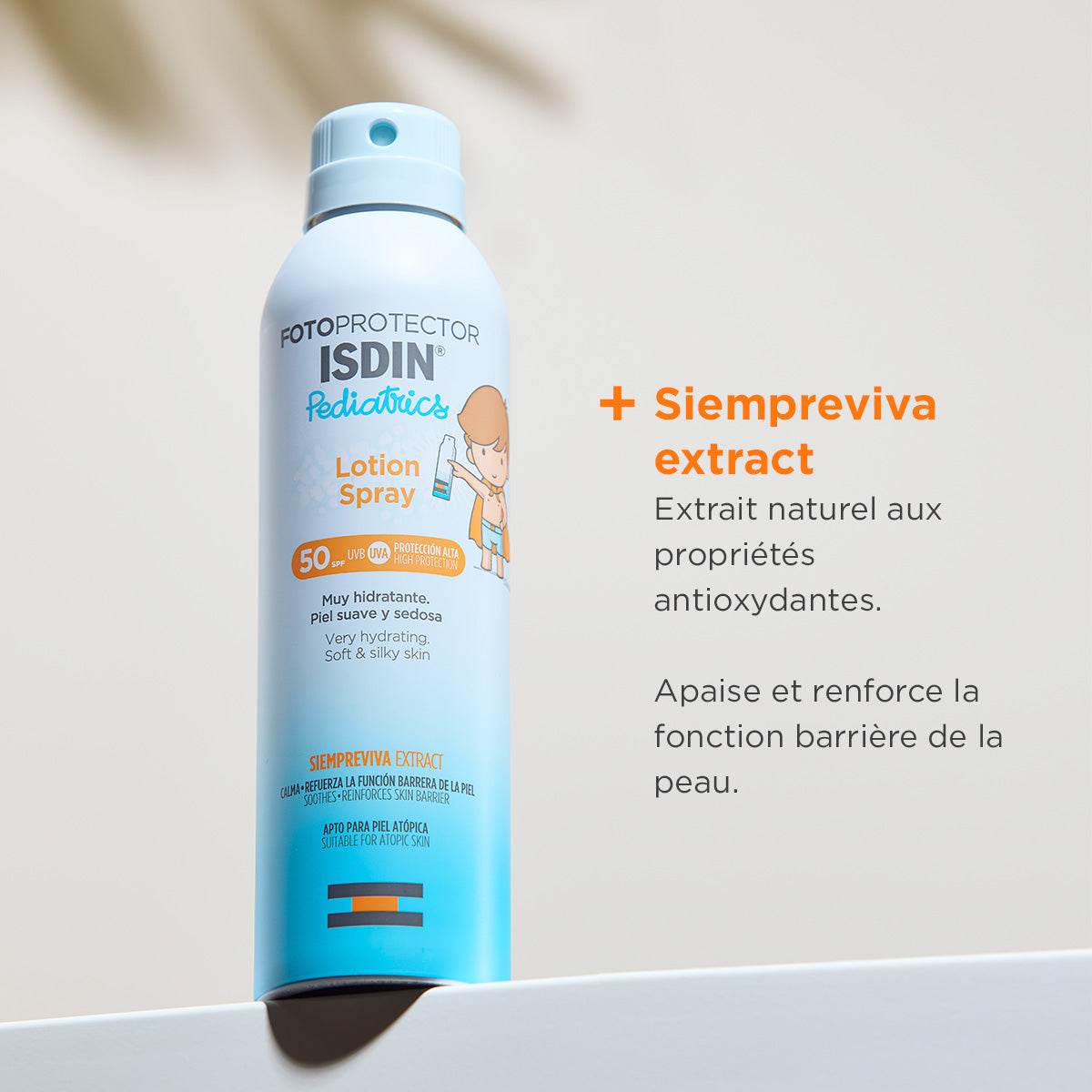 ISDIN Fotoprotector Lotion Spray Pediatrics SPF50 250ml - Protection Solaire Enfants - Nova Parapharmacie