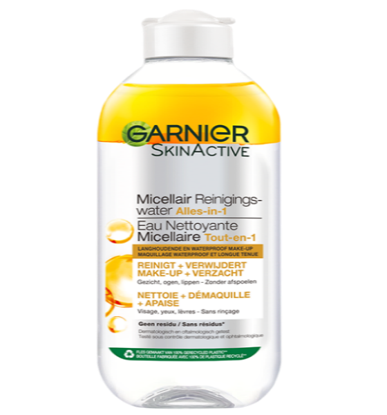 Garnier SkinActive Eau Micellaire Nettoyante huile Argan 400ml démaquillant nourrissant peaux sèches sensibles hydratation - novaparapharmacie