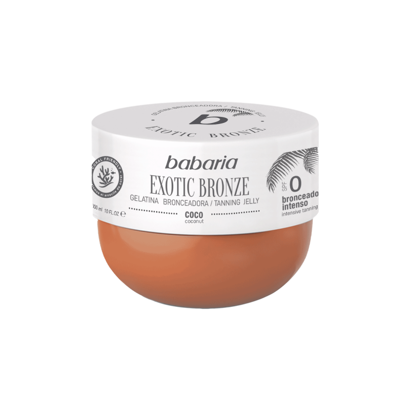 BABARIA Gelée Bronzante Noix de Coco Bronze Exotique 300ml accélérateur bronzage hydratation huile coco - novaparapharmacie