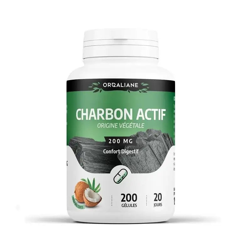 GPH DIFFUSION Charbon Végétal 210 Mg 200 Gélules | Nova Para