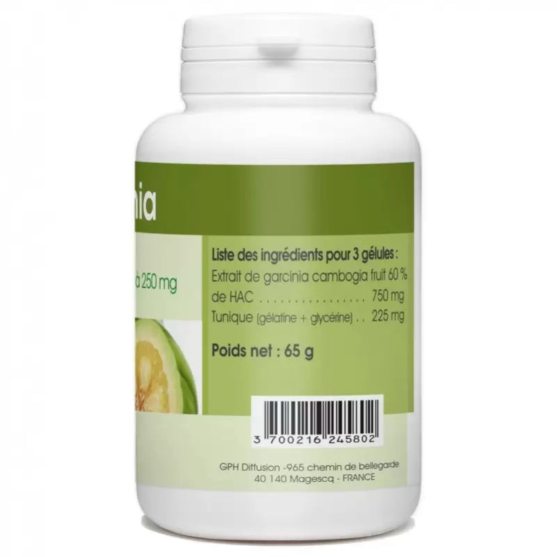 GPH DIFFUSION Garcinia 250 Mg 100 Gélules