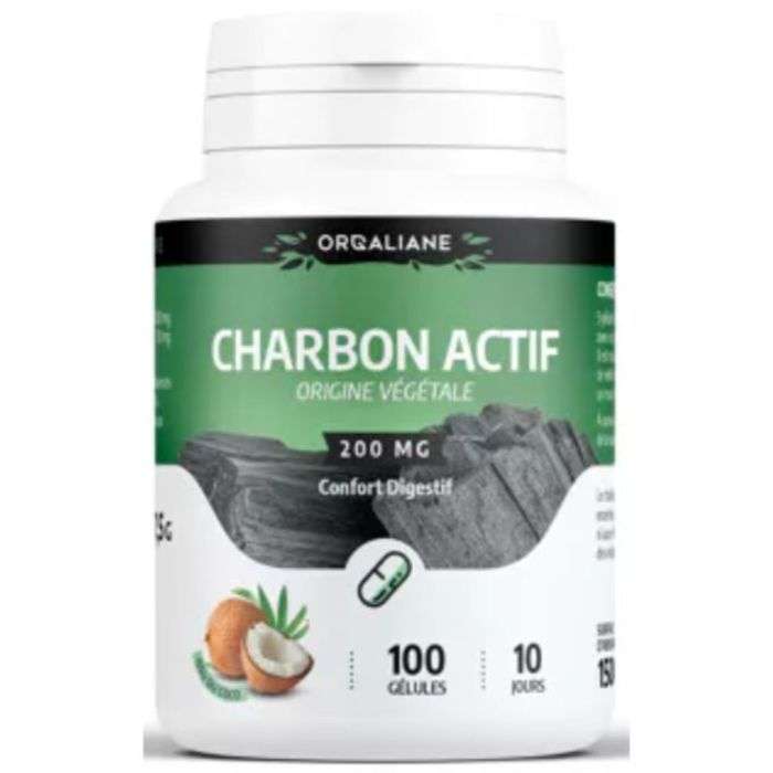 GPH DIFFUSION Charbon Végétal 210 Mg 200 Gélules | Nova Para