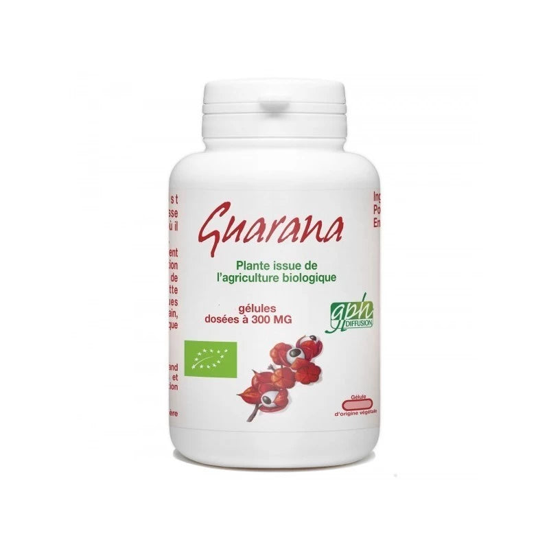 GPH Guarana 300 mg Dosées 100 Gélules | Nova Para