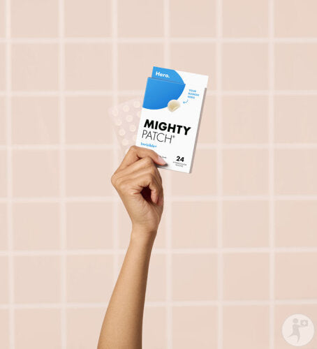 Boîte Hero Mighty Patch Invisible+ 24 Pièces format économique patchs anti-acné ultra-fins transparents - novaparapharmaci