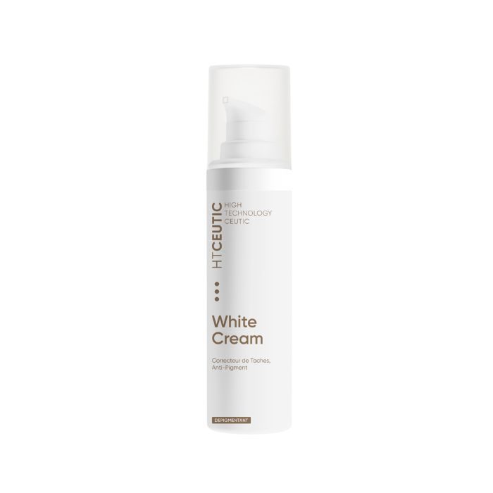 Crème HT CEUTIC White Cream 50ml éclaircissante anti-taches éclaircit taches unifie teint hydrate intensément prévient lumineux - novaparapharmacie