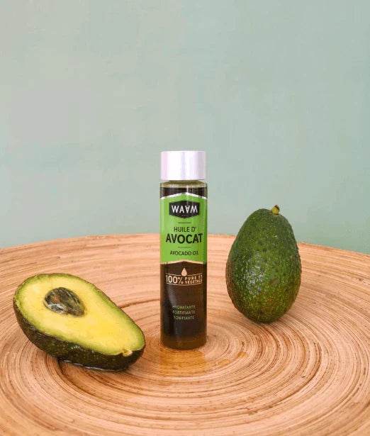WAAM huile avocat bio présentation packaging huile végétale pure soin nourrissant anti-âge - novaparapharmacie