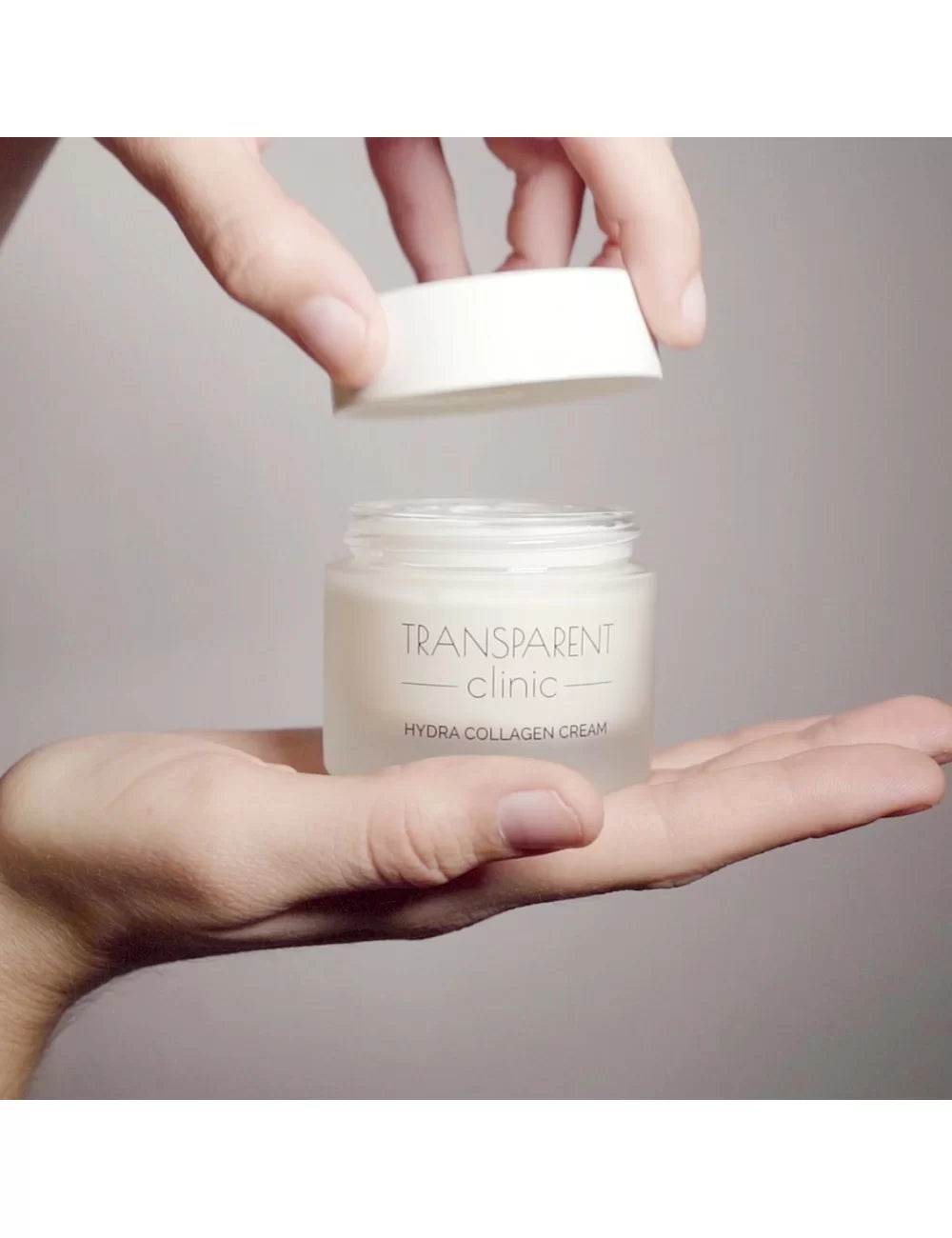 Transparent Clinic Hydra Collagène crème vue alternative soin anti-âge collagène hydratant régénérant - novaparapharmacie