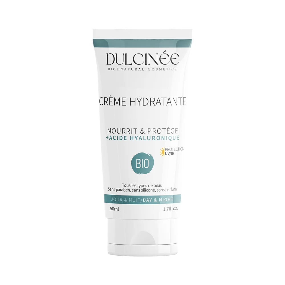 Dulcinee Crème Hydratante Jour & Nuit 50ml crème visage hydratation 24H confort douceur éclat naturel - novaparapharmacie
