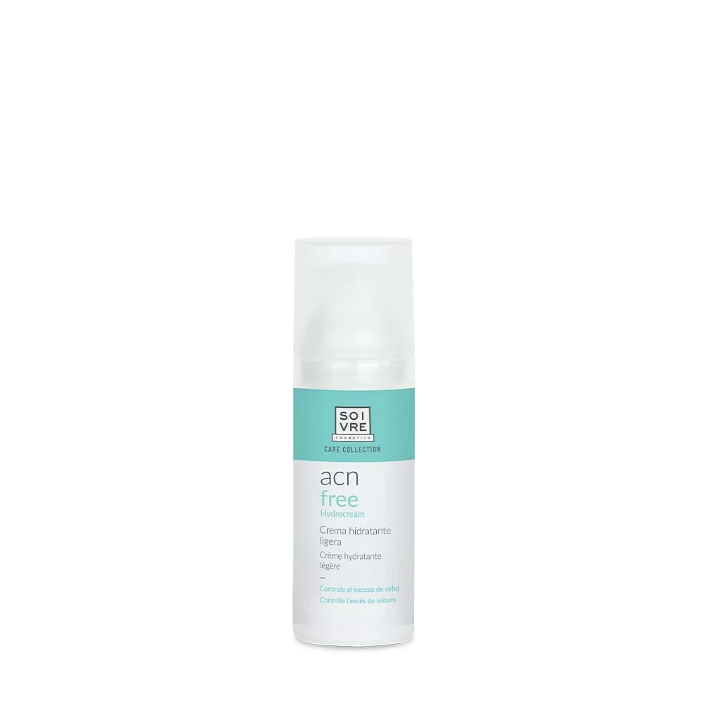 Soivre ACN FREE Crème Hydratante 50ml crème visage anti-acné peau grasse mixte imperfections hydratation équilibrante - novaparapharmacie