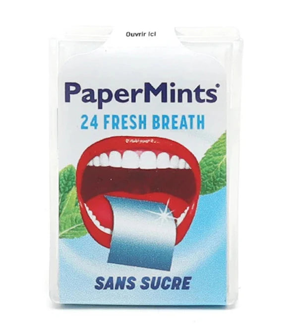 Papermints Feuilles Fraiche Sans Sucres X24 Unités | Nova Para