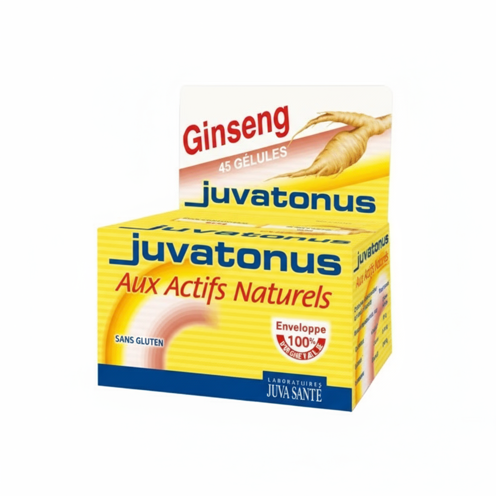 JUVATONUS 45 Gélules complément alimentaire énergie vitalité anti-fatigue énergie vitalité anti-fatigue cure complète 45 jours - novaparapharmacie