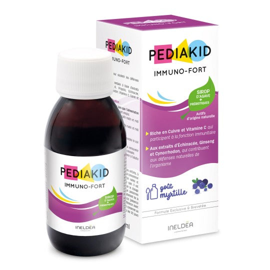 PEDIAKID Sirop Immuno-Fort 125ml complément alimentaire enfant défenses renforcées protection optimale formule naturelle goût agréable - novaparapharmacie