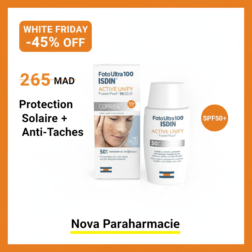 ISDIN FotoUltra100 Active Unify White Friday - 265 MAD au lieu de 480 MAD