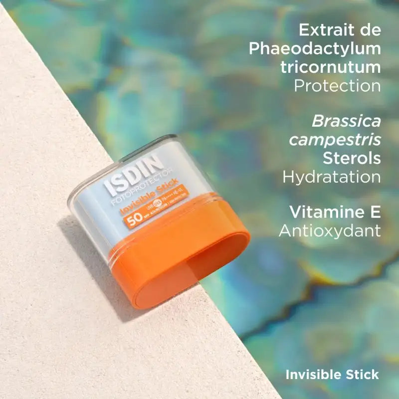 ISDIN PHOTOPROTECTEUR INVISIBLE STICK SPF50 10G | Nova Para