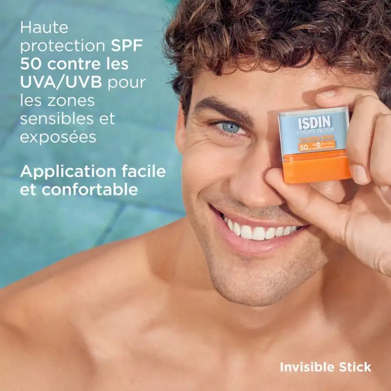 ISDIN PHOTOPROTECTEUR INVISIBLE STICK SPF50 10G | Nova Para