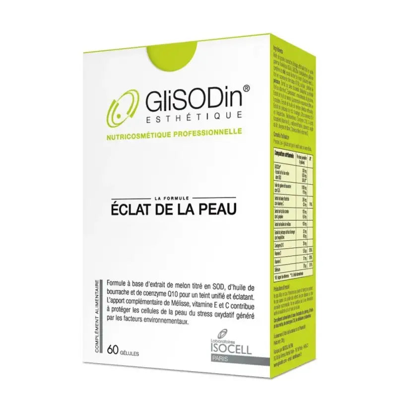GLISODIN ECLAT DE LA PEAU 60 GELULES | Nova Para