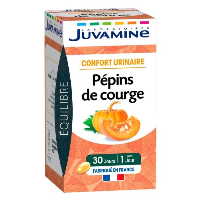 JUVAMINE PEPINS DE COURGE 30 CAPSULES - Nova Parapharmacie