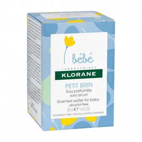 KLORANE Bébé packaging eau parfumée petit brin parfum délicat bébé nourrisson fraîcheur douceur format nomade 50ml - novaparapharmacie