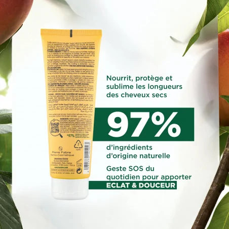 KLORANE Mangue résultats crème jour cheveux secs sans rinçage nutrition hydratation démêlage brillance cheveux doux - novaparapharmacie