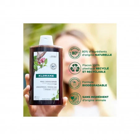  Bénéfices Klorane Shampooing Quinine Vitamines B Fortifiant Anti-Chute Stimulation Cheveux - novaparapharmacie