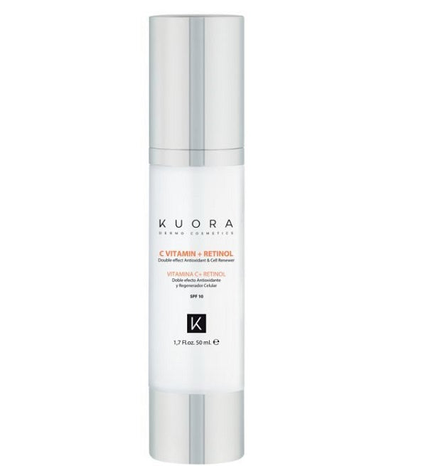 KUORA SÉRUM à la Vitamine C + Retinol 50ML-éclat et amélior l'apparence de la peau en réduisant les rides et les ridules. | Nova Para