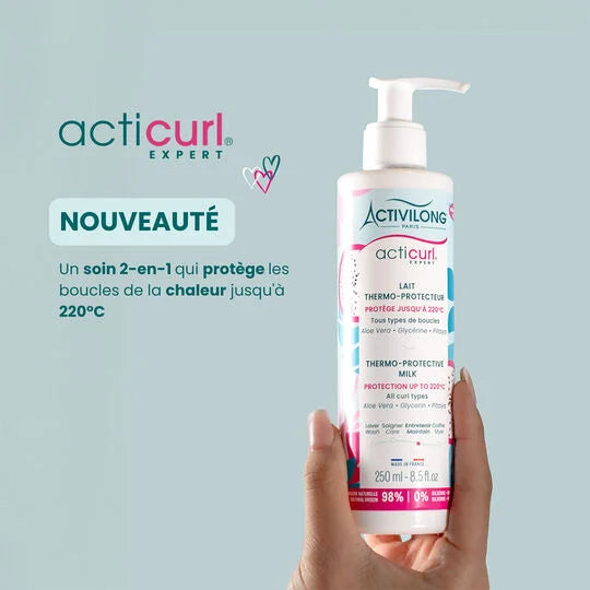Soin ACTIVILONG Acticurl Leave-In sans rinçage boucles cheveux bouclés frisés définition boucles hydratation intense sans rinçage anti-frisottis - novaparapharmacie